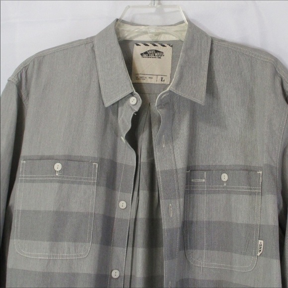 VANS Off the Wall Button Down Shirt Size Large - Picture 5 of 8